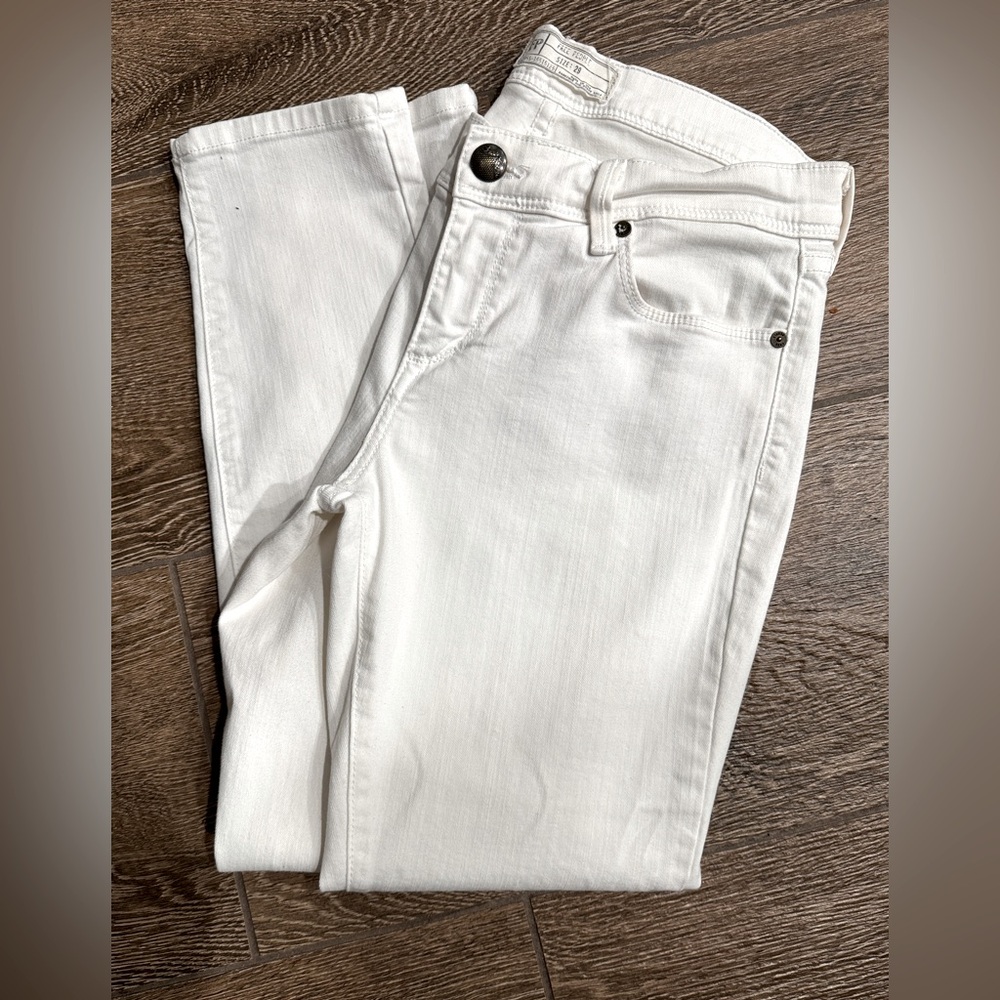 Free People White Denim Jeans